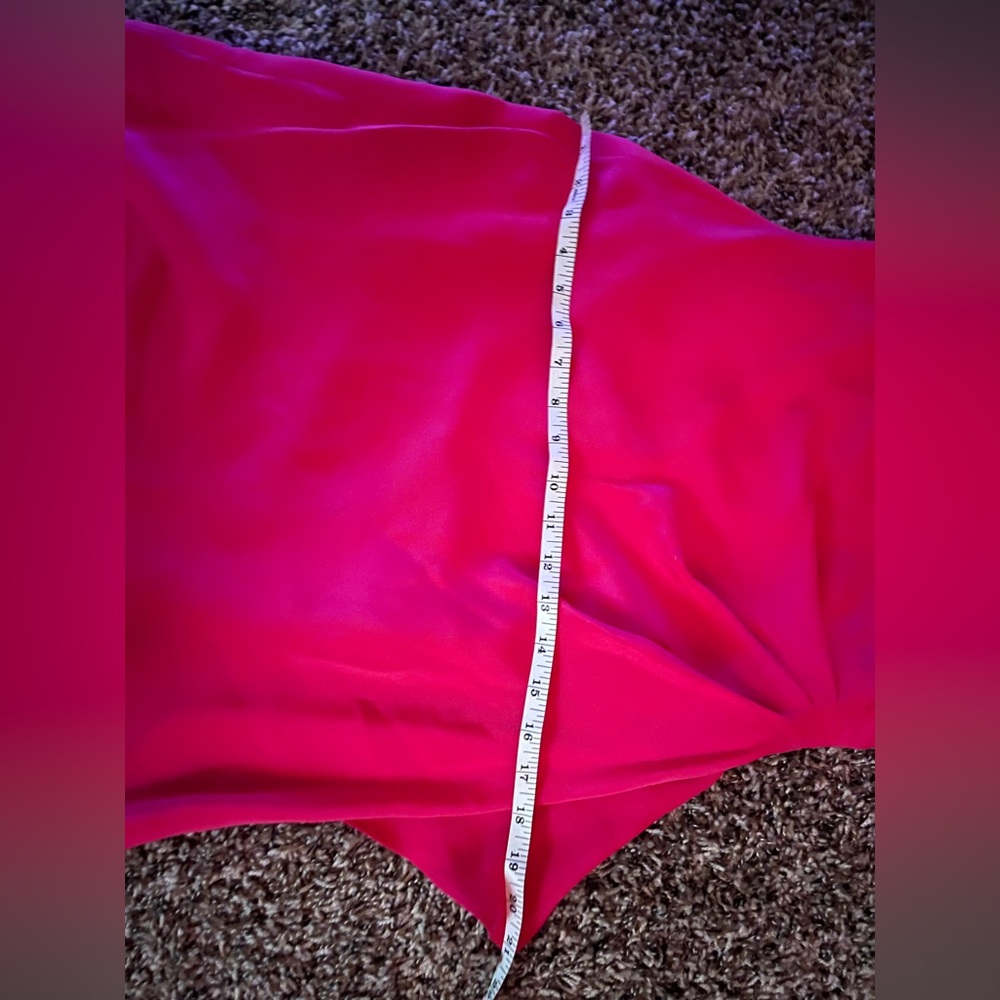 100% silk Maggy London Pink wrap dress - Picture 11 of 11